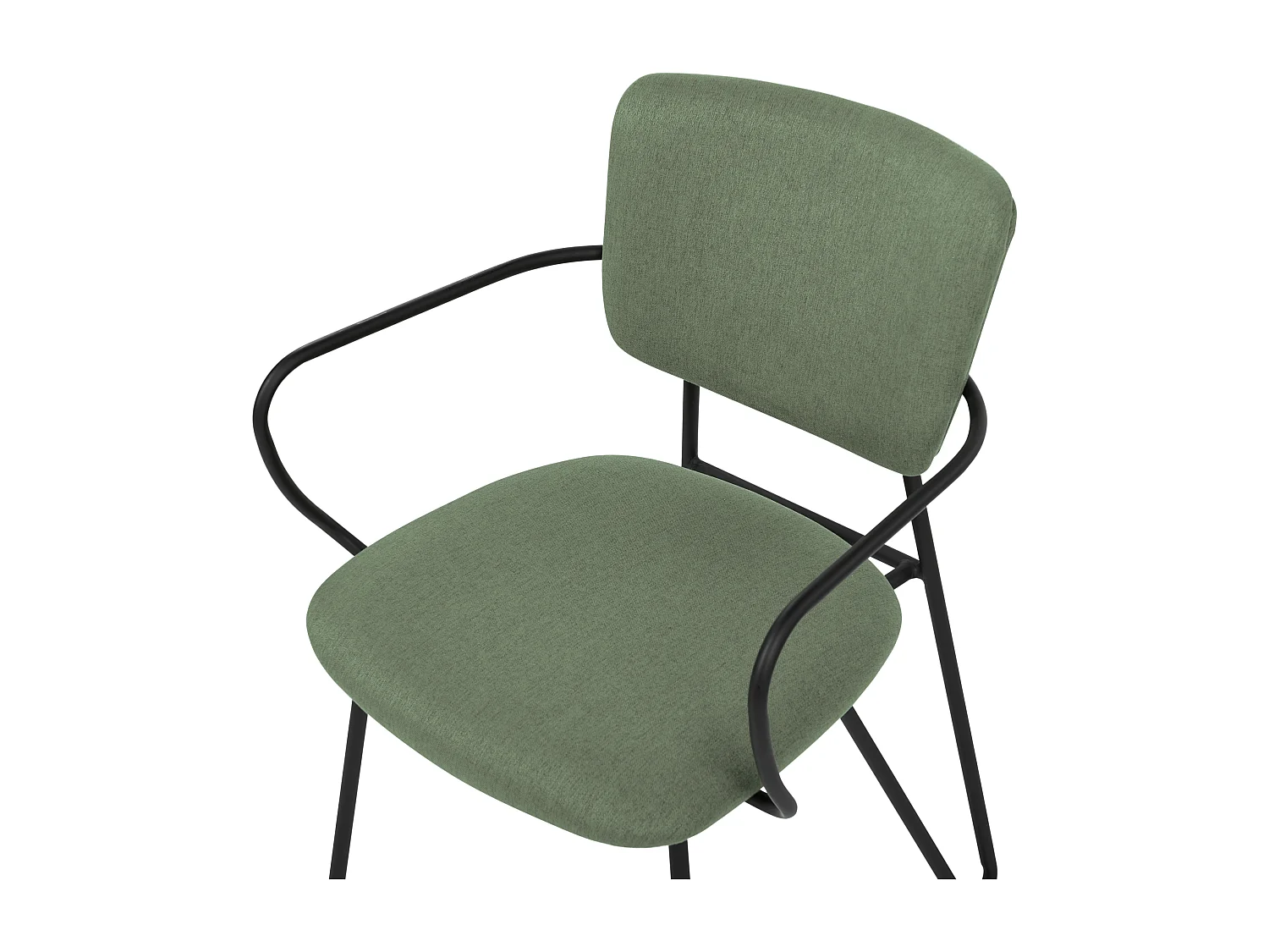 Lot de 2 chaises de salle à manger ELKO Vert foncé