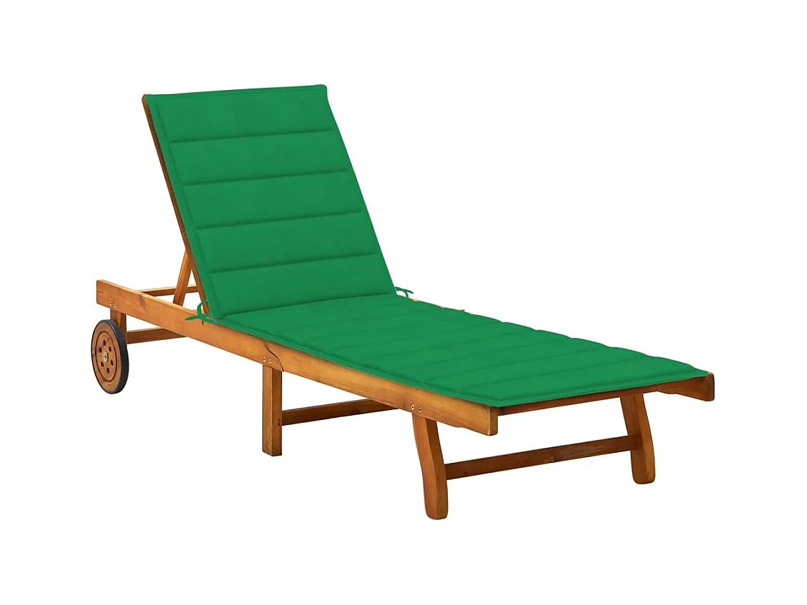 Transat chaise longue bain bois marron 200 x 59 x 30 cm 02_0012353