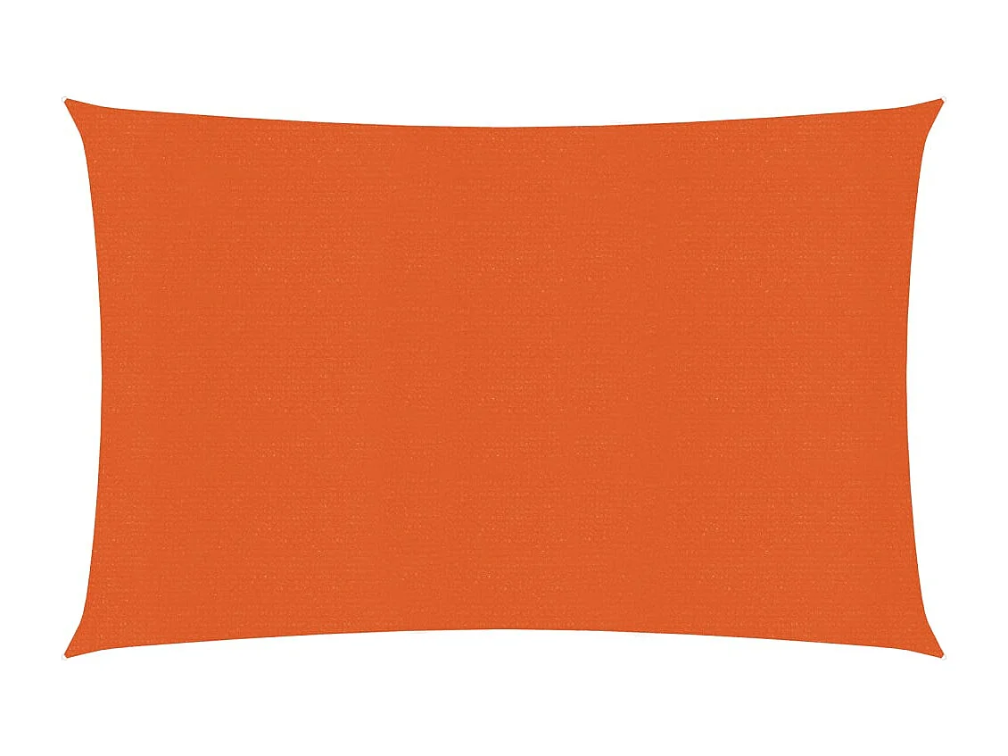 Vela in tessuto per ombrellone 160 g/m² 2,5 x 4 m HDPE arancione 02_0009231