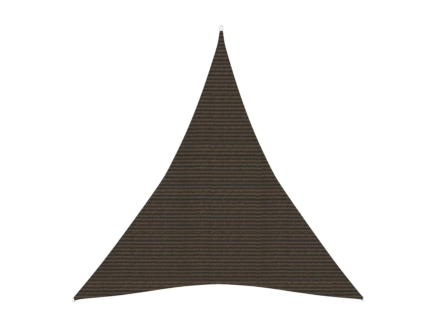 Voile toile d'ombrage parasol marron 400 x 500 x 500 cm 02_0009168