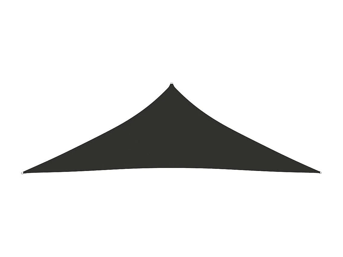 Toldo vela parasol triangular tejido Oxford 3 x 3 x 4,24 m antracita 02_0009832