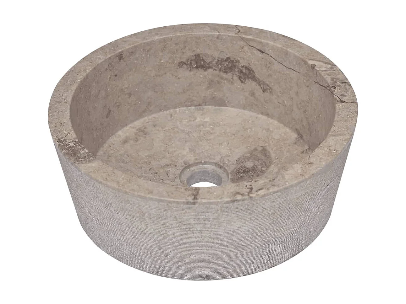 Lavabo diámetro 40 x 15 cm mármol gris 02_0002823