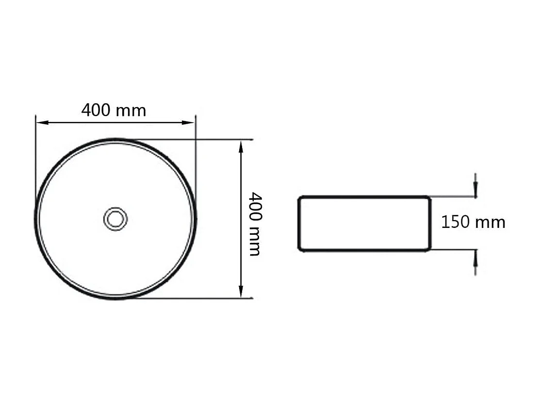 Lavabo 40 x 15 cm cerámica Oro 02_0002603