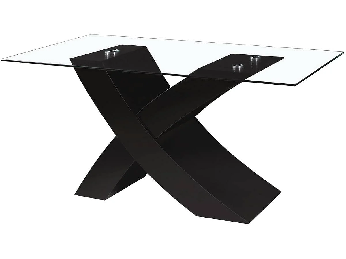 Table repas "Mona" - 150 x 90 x 74 cm - Noir