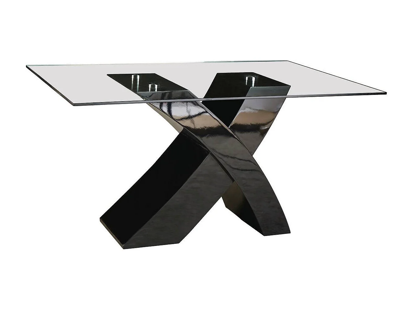 Table repas "Mona" - 150 x 90 x 74 cm - Noir