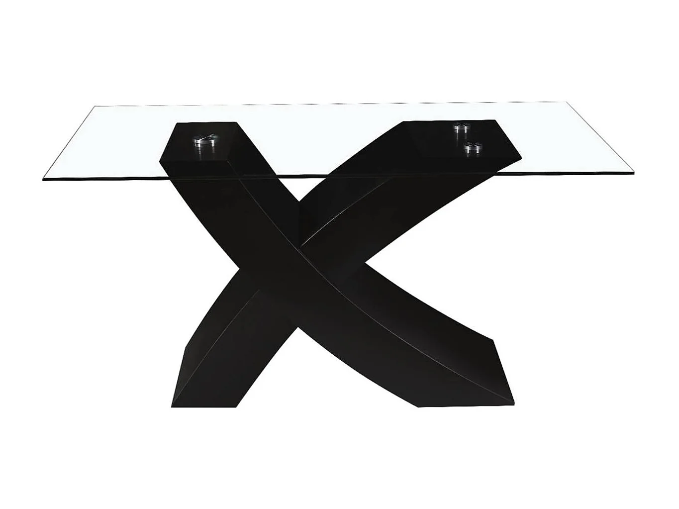Table repas "Mona" - 150 x 90 x 74 cm - Noir