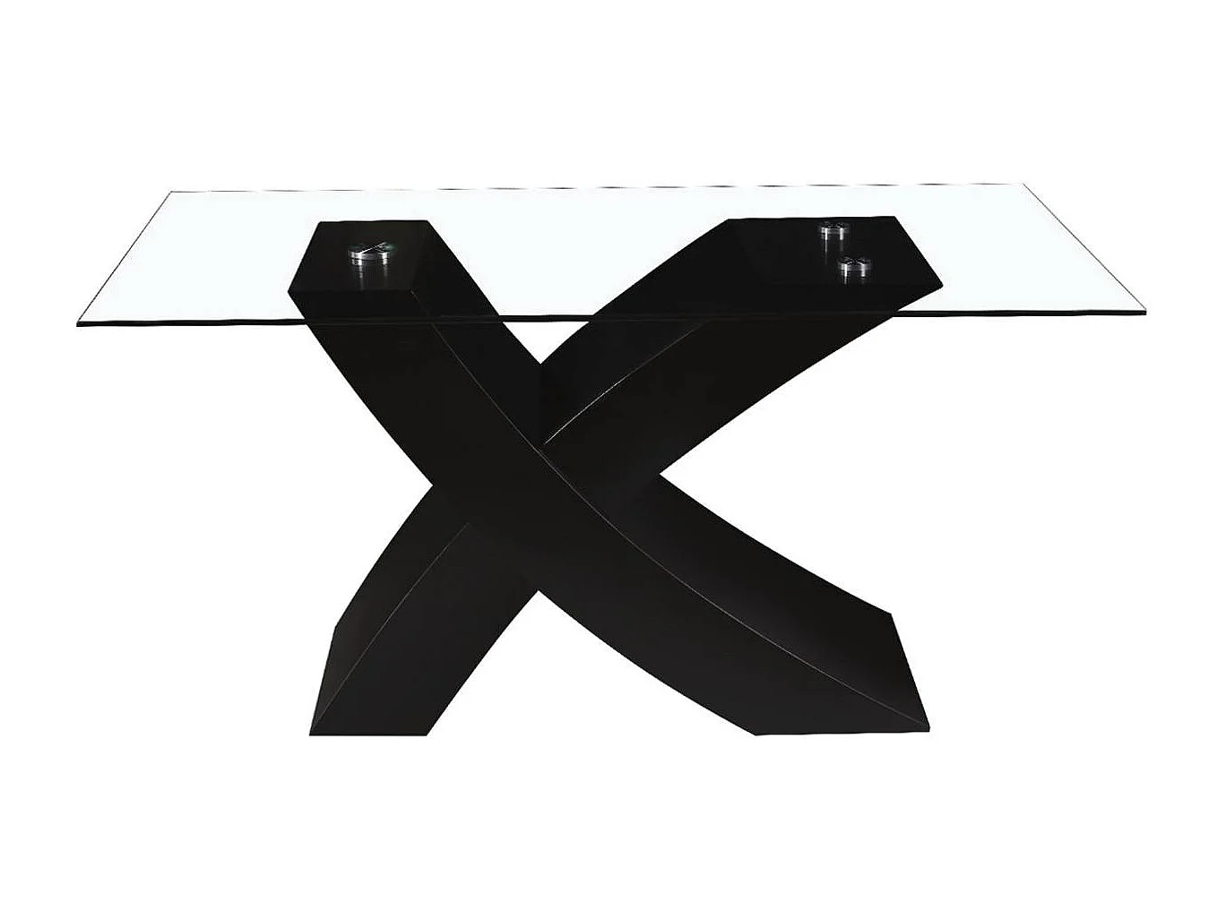 Table repas "Mona" - 150 x 90 x 74 cm - Noir