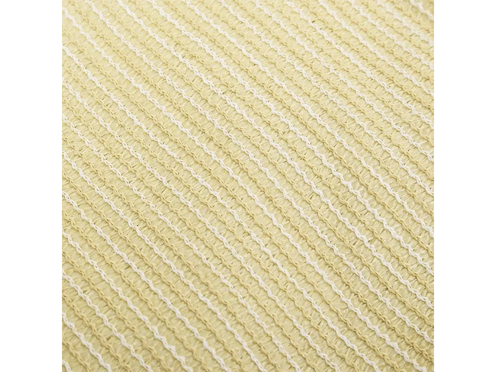 Voile toile d'ombrage parasol beige 400 x 250 x 250 cm 02_0008955