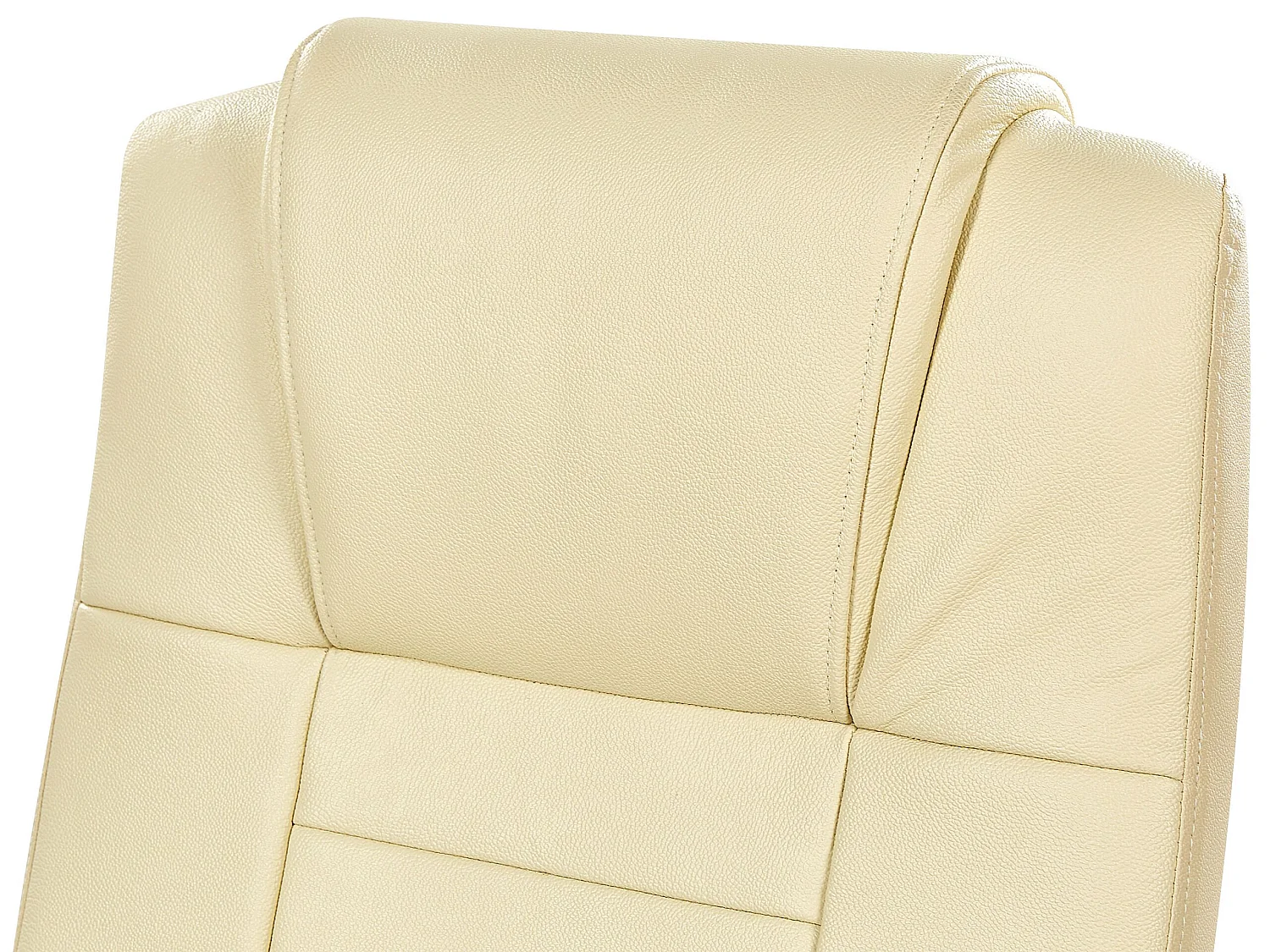 Massagestuhl DIAMOND mit Heizung Echtleder Beige