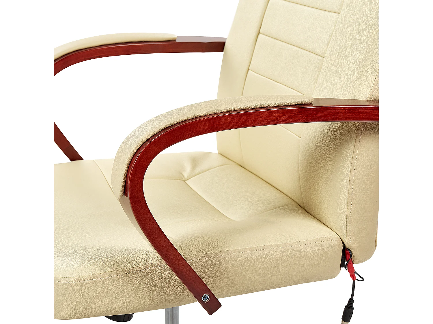 Cadeira de massagem com aquecimento DIAMOND Pele Creme