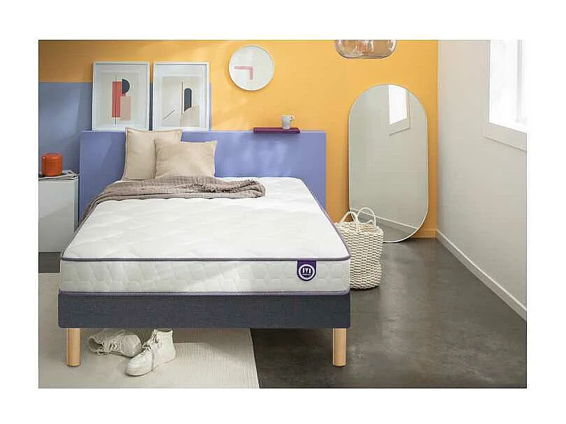 Ensemble Merinos Happy Lit - 100% Latex + Sommier Confort Medium 120x200