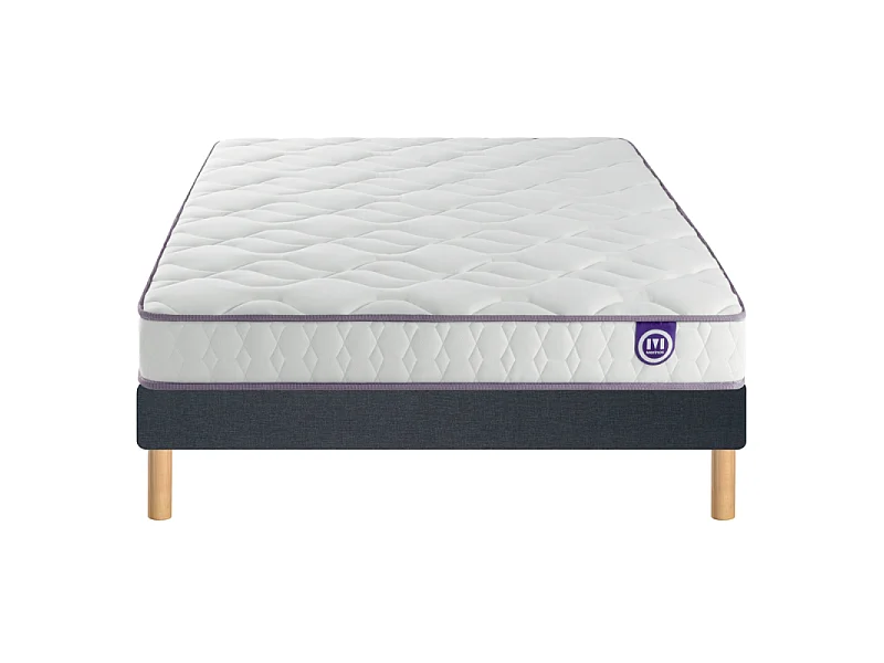 Ensemble Merinos Happy Lit - 100% Latex + Sommier Confort Ferme 160x200