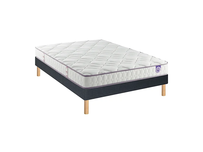 Ensemble Merinos Happy Lit - 100% Latex + Sommier Confort Ferme 160x200