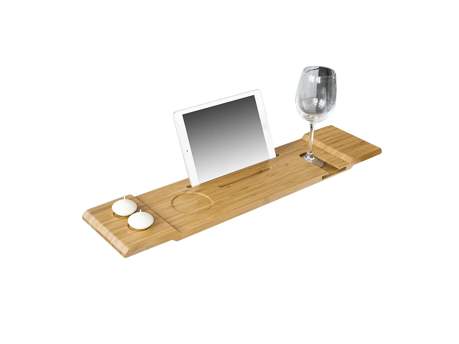 Badewannenablage FRG104-N 70 x 1 x 16 cm Natur