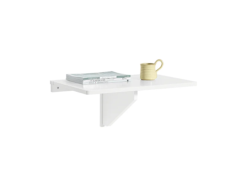 SoBuy Tavolo Pieghevole a Muro scrivania Tavolo per Computer Tavolo da Cucina Bianco FWT03-W