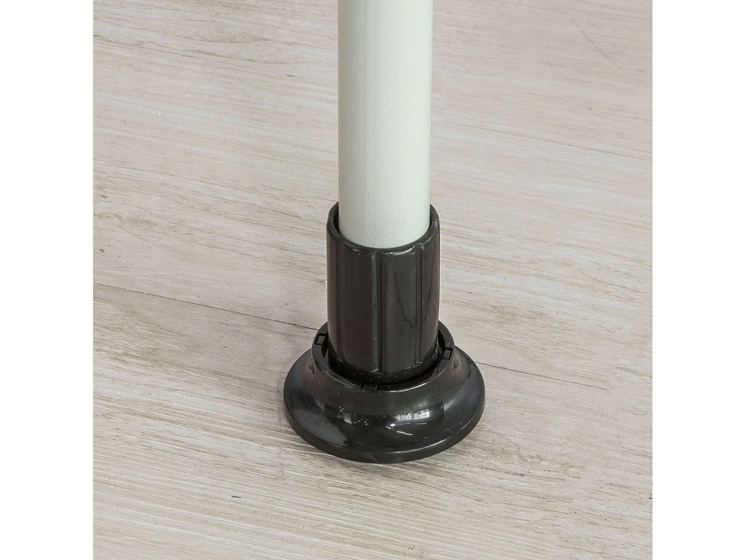 SoBuy Cabina Armadio Guardaroba componibile, Altezza e Lunghezza Regolabile Altezza :138-235cm Bianco KLS03-W