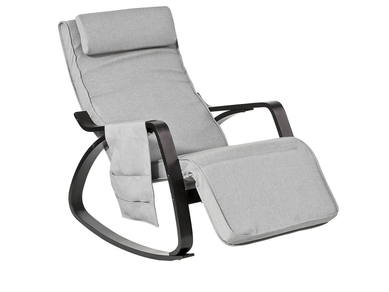 Schaukelstuhl FST20-HG 66 x 92 x 80 cm Grau