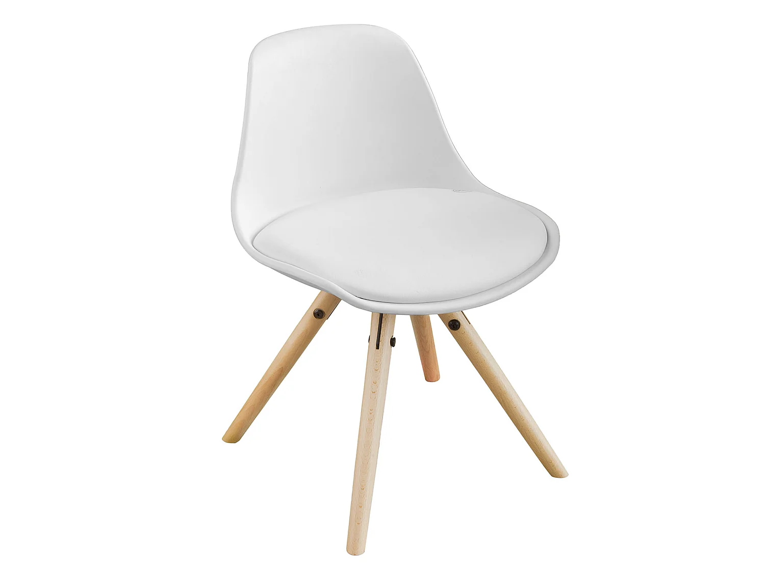 SoBuy Sedia per bambini,Stil sedia,in legno di faggio,bianco, FST46-W