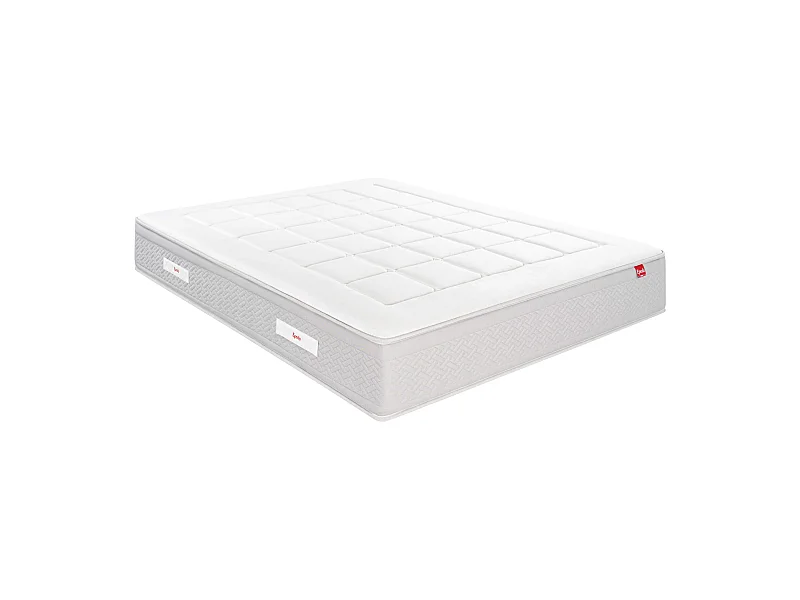 Matelas Epeda ressorts ensachés, mémoire de forme et laine L’Escapade 120x200