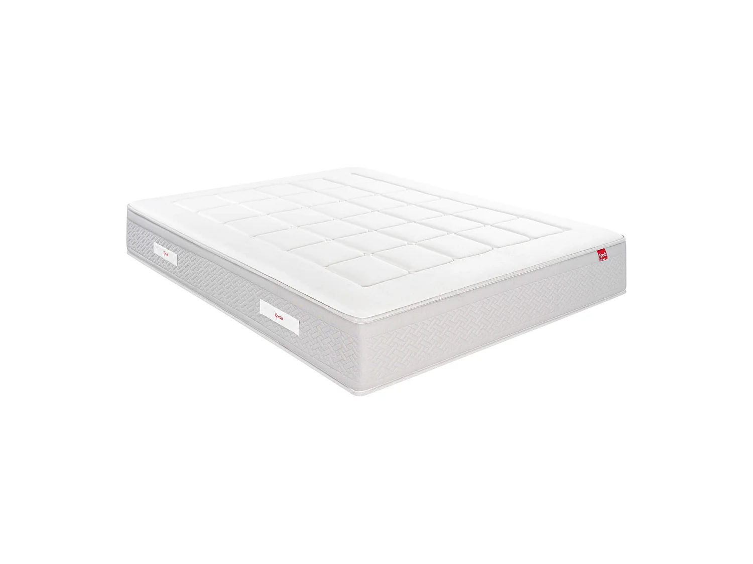 Matelas Epeda ressorts ensachés, mémoire de forme et laine L’Escapade 120x200