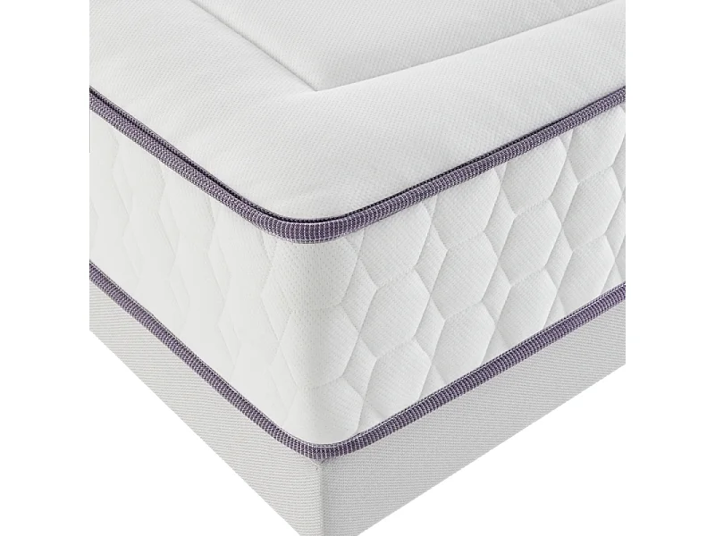 Ensemble Merinos Beauty Bed - 560 Ressorts ensachés + Sommier Confort Ferme 140x200