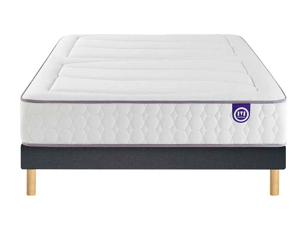 Ensemble Merinos Beauty Bed - 560 Ressorts ensachés + Sommier Confort Ferme 140x200