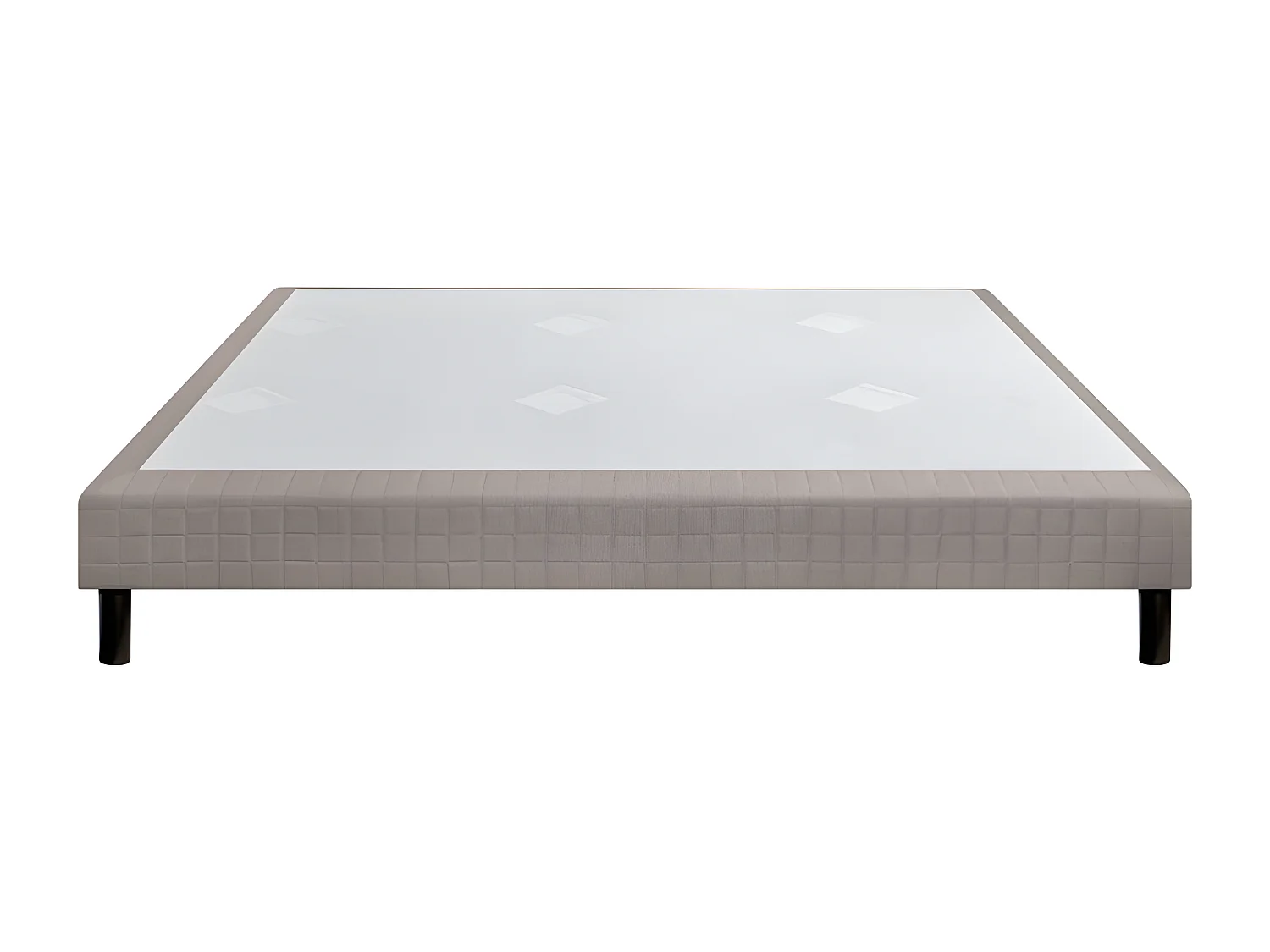 Sommier Epeda Nature Medium - Gris Souris 80x200