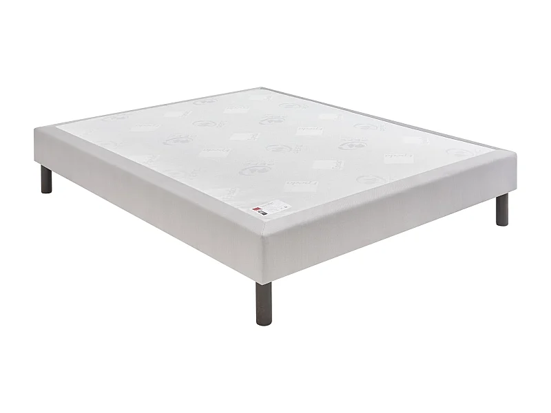 Sommier Epeda Nature Medium - Gris Souris 80x200