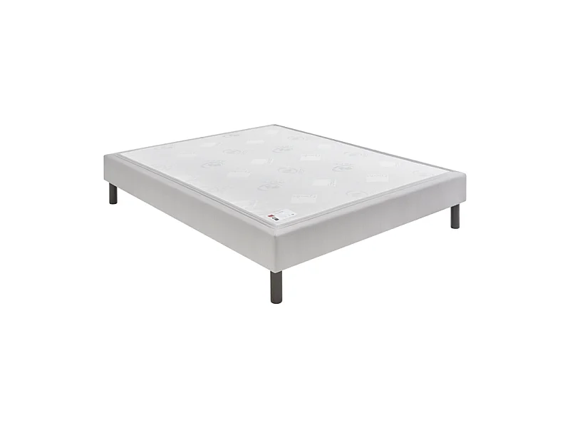 Sommier Epeda Nature Medium - Gris Souris 160x200 - Double Sommier
