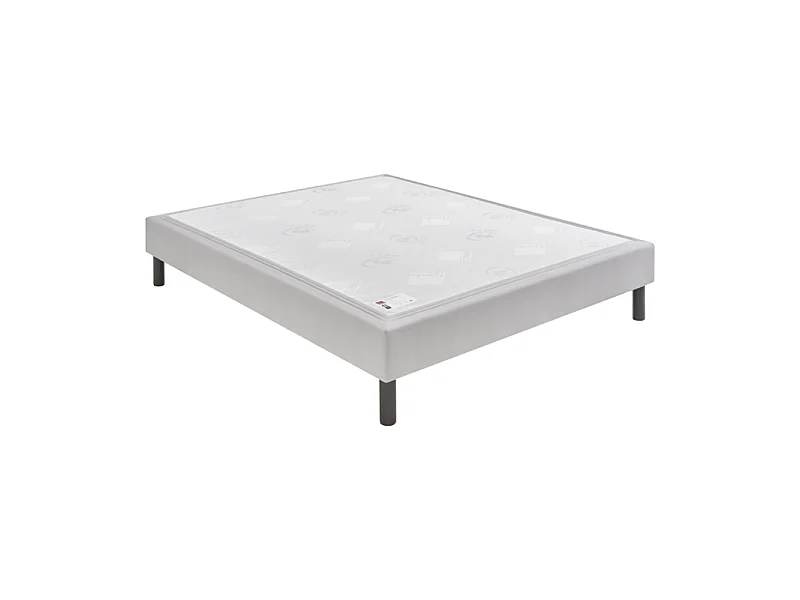 Sommier Epeda Nature Medium - Gris Souris 160x200 - Double Sommier
