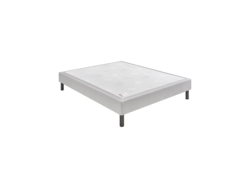 Sommier Epeda Nature Medium - Gris Souris 80x190
