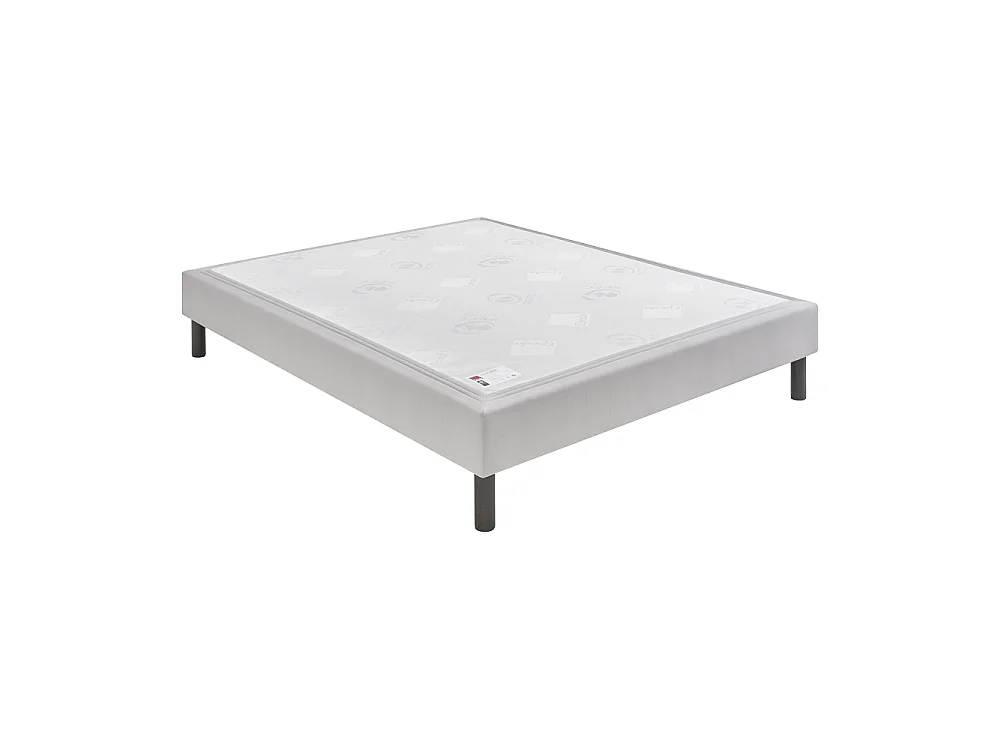 Sommier Epeda Nature Medium - Gris Souris 80x190