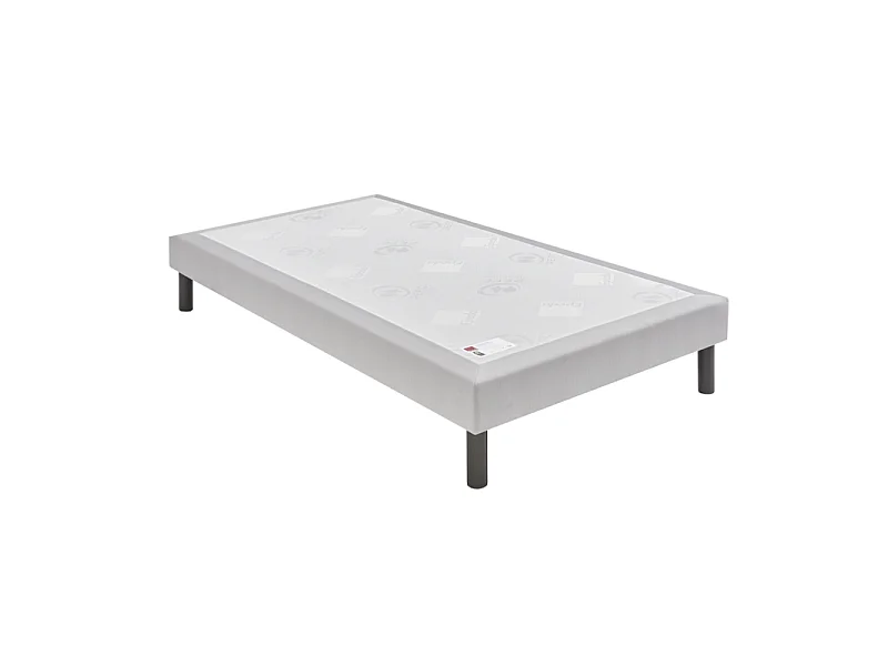 Sommier Epeda Nature Ferme - Gris Souris 120x190