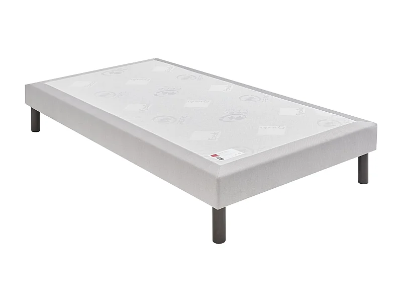 Sommier Epeda Nature Ferme - Gris Souris 120x190