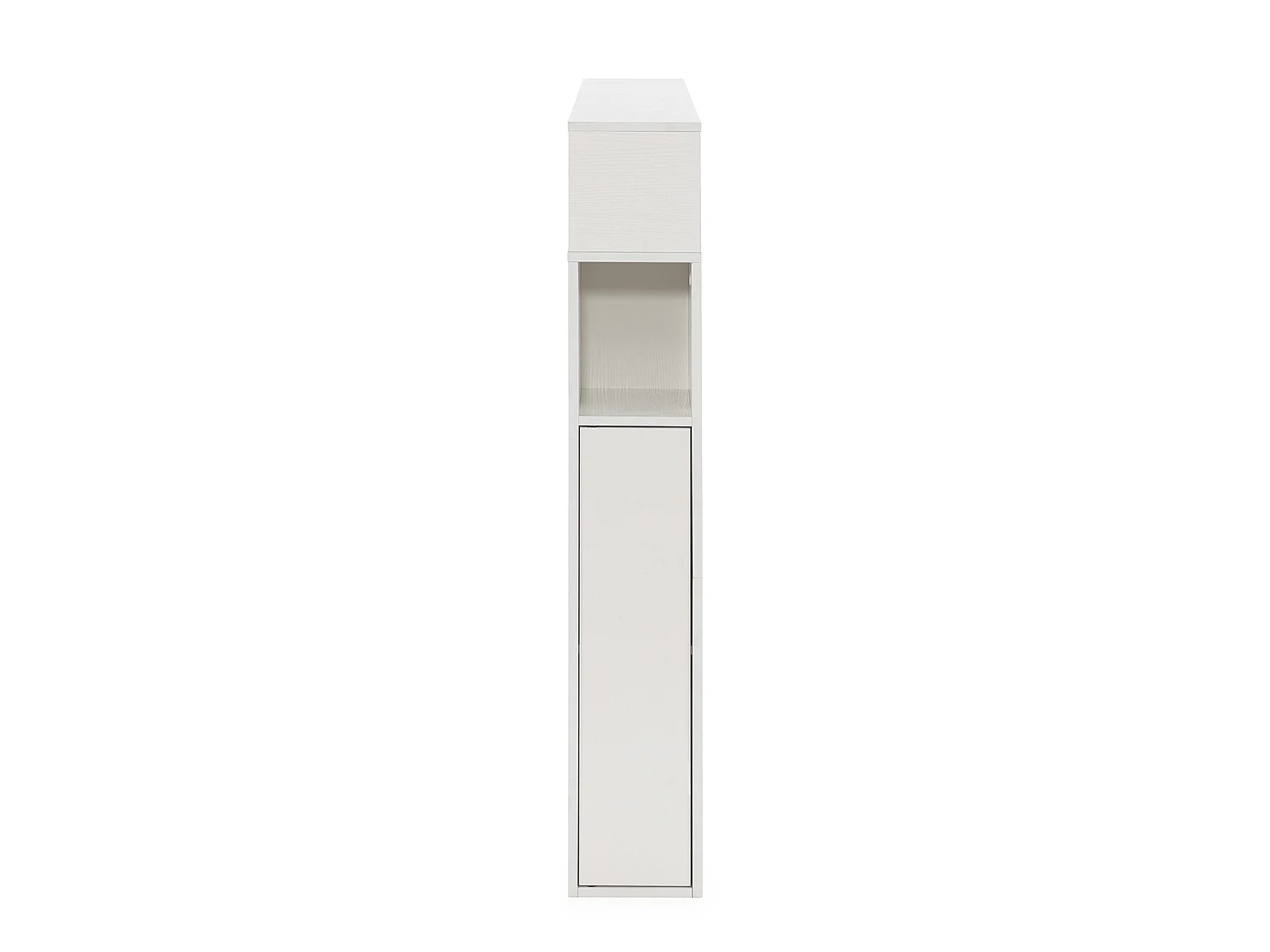 Tête de lit Zeus 145 cm blanc, 2 portes 9 trous