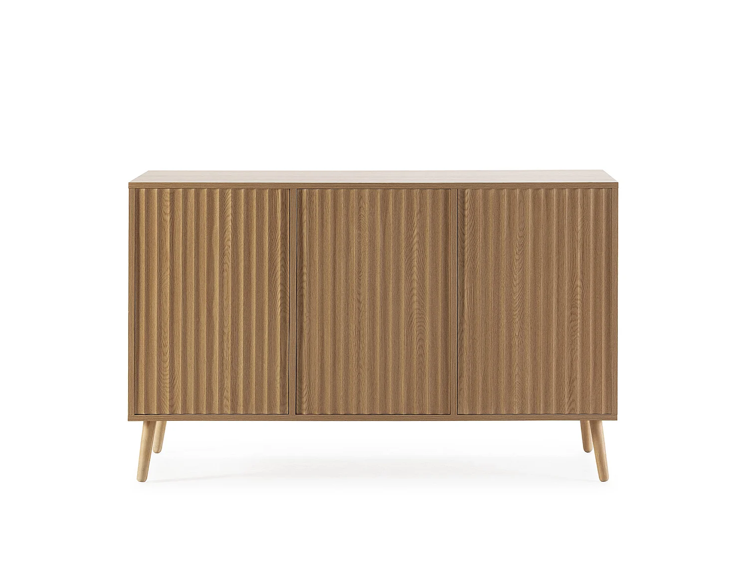 Credenza Lluvia 3 ante in rovere, larghezza 120 cm