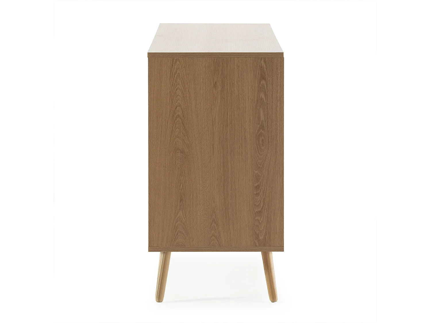 Credenza Lluvia 3 ante in rovere, larghezza 120 cm