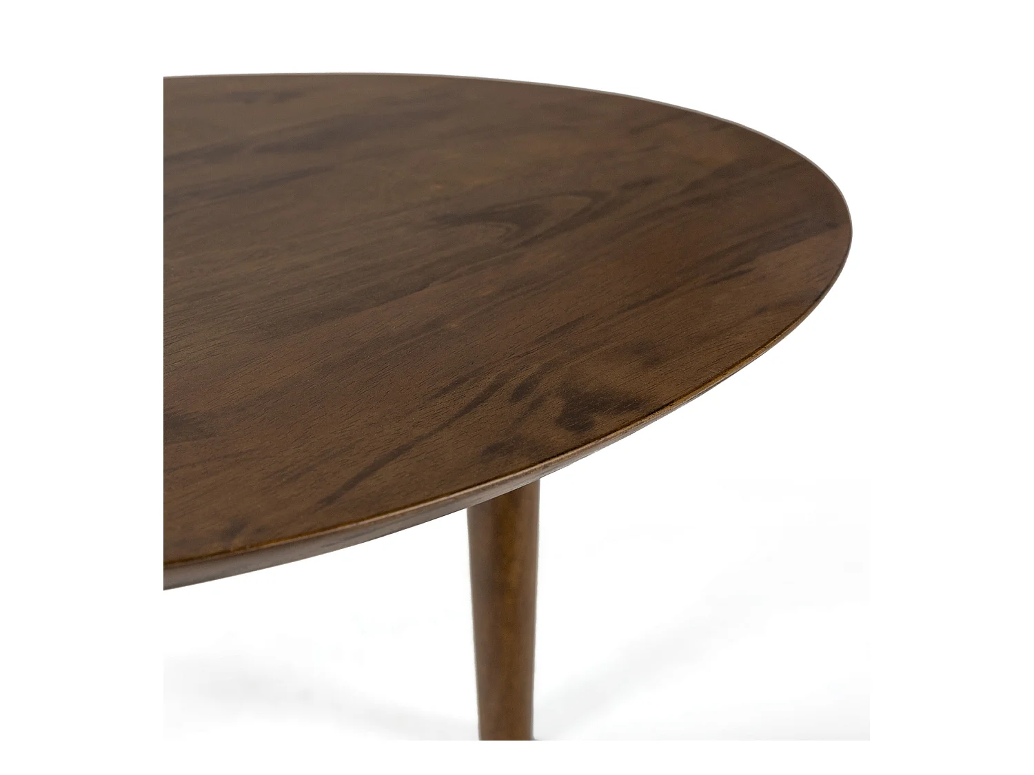 Set de 2 tables basses Eclipse couleur noyer, bois massif