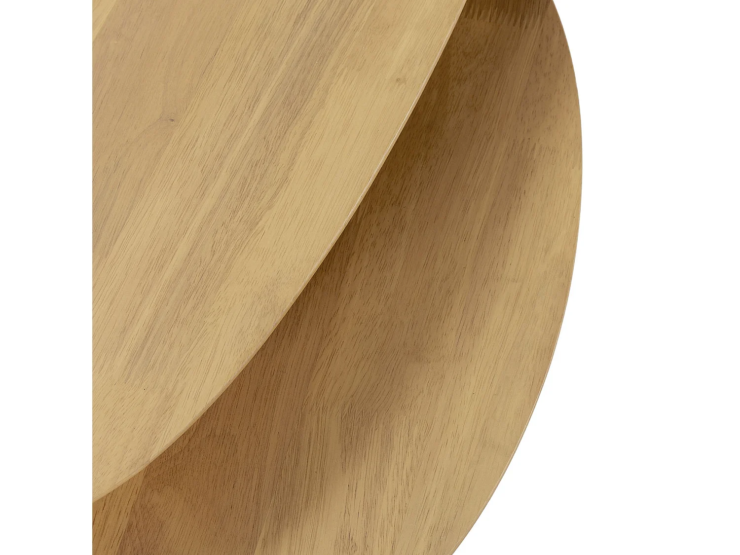 Set de 2 tables basses Eclipse couleur chêne, bois massif