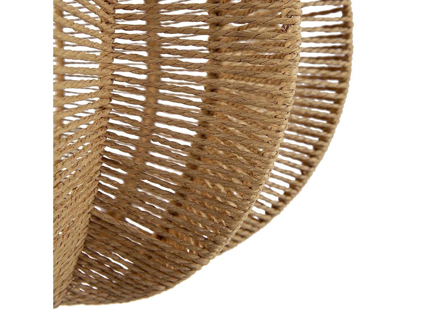 Suspension Kairi en papier tissé, diamètre 42 cm