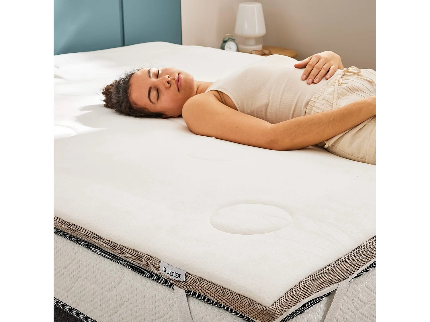 Surmatelas mémoire de forme 90x190 moelleux Bultex Memopower