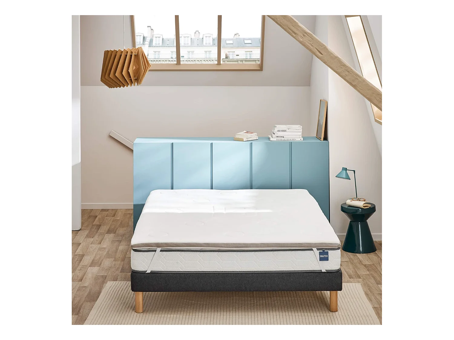 Surmatelas mémoire de forme 90x190 5 cm moelleux Bultex Memopower