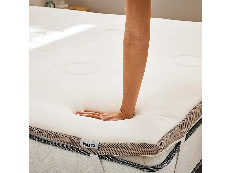 Surmatelas mémoire de forme 180x200 moelleux Bultex Memopower