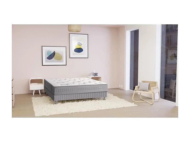 Matelas CHALLENGE 160x200, ressort ensachés, très ferme, H24