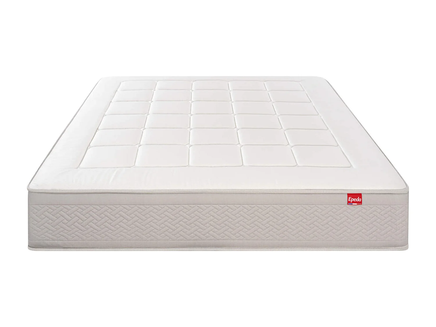 Matelas Epeda ressorts ensachés, mémoire de forme et laine L’Escapade 120x190