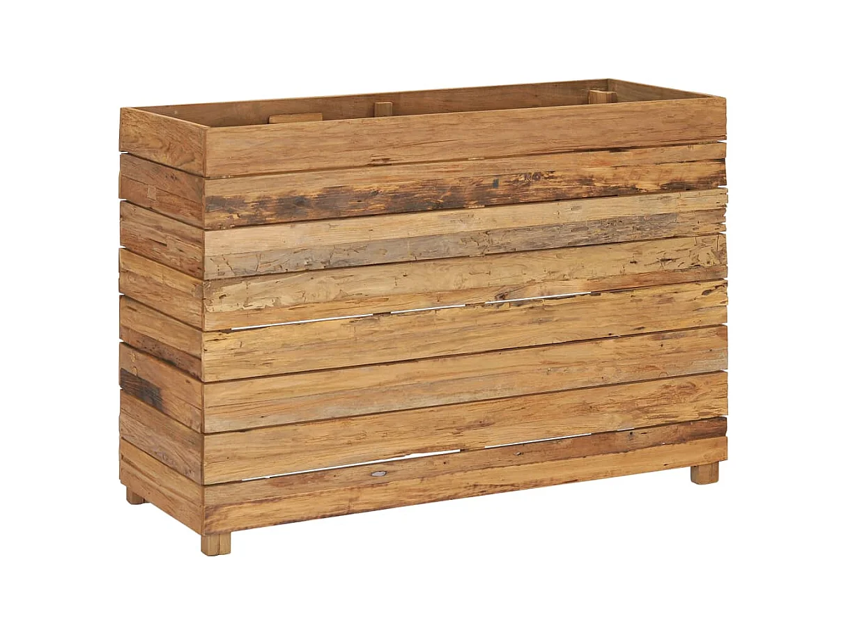 Jardinière lit surélevé plantes marron 100 x 40 x 72 cm 02_0000897