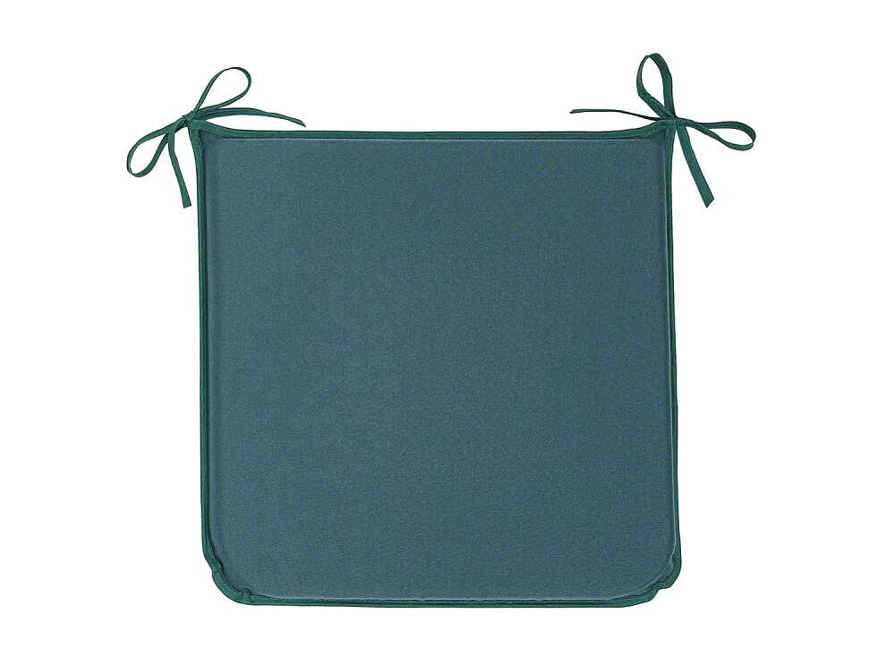Coussin de chaise en tissu 100% polyester et rempli d'une base en mousse. Bleu pétrole