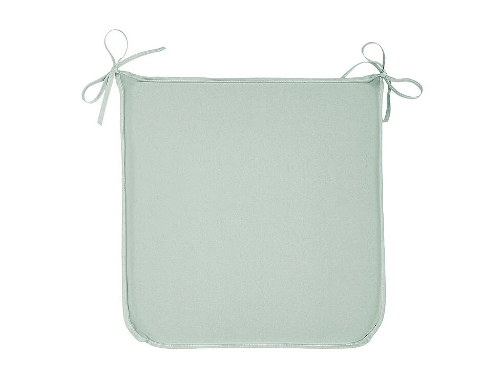 Coussin de chaise en tissu 100% polyester et rempli d'une base en mousse. Turquoise