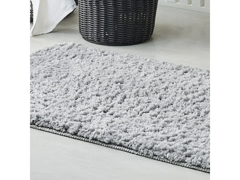 100% polyester getufte pool design badmat, 1400 gram m2. Staal