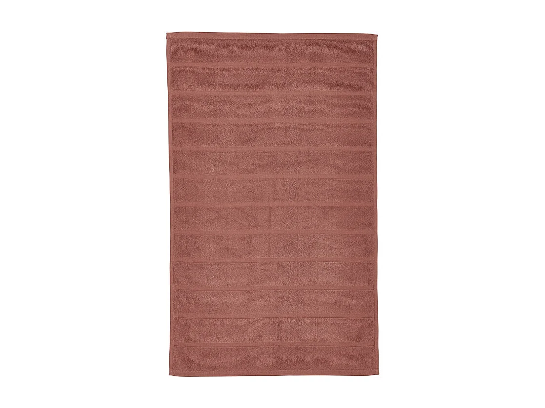 100% katoenen badmat, 700 grams m2. Terracotta